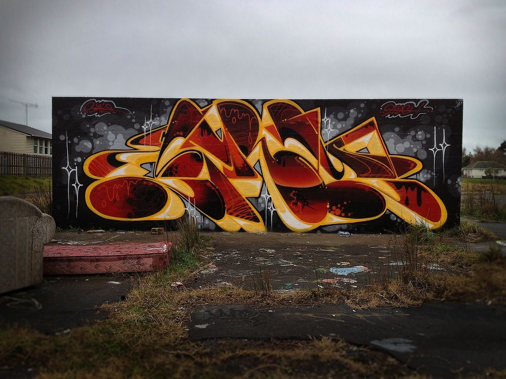 STRAY 'Fire In The Rain' Auckland, New Zealand. Ironlak Spray
